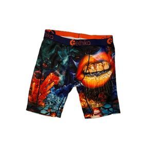 Ethika Upper Crust Gold Teeth Compression Shorts Mens XL